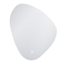 Ovaal spiegel Leipzig 60x60cm met Dimbare Led-Verlichting en Verwarming Touche bediening