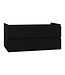 Badkamermeubel Sally met Topblad Mat Zwart 100x45x50cm