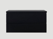 Badkamermeubel Sally met Topblad Mat Zwart 100x45x50cm Badkamermeubel Sally met Topblad Mat Zwart 100x45x50cm