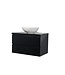 Badkamermeubel Sally met Topblad Mat Zwart 80x45x50cm