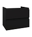Badkamermeubel Sally met Topblad Mat Zwart 60x45x50cm