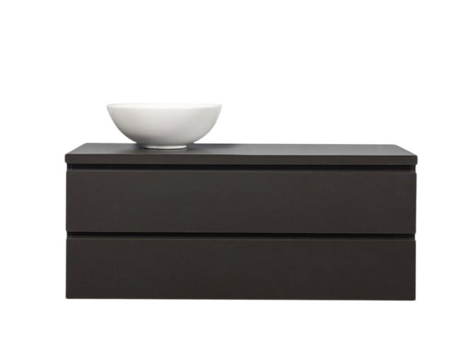 Badkamermeubel Sally met Topblad Mat Grijs 120x45x50cm