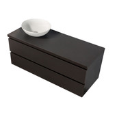 Badkamermeubel Sally met Topblad Mat Grijs 120x45x50cm