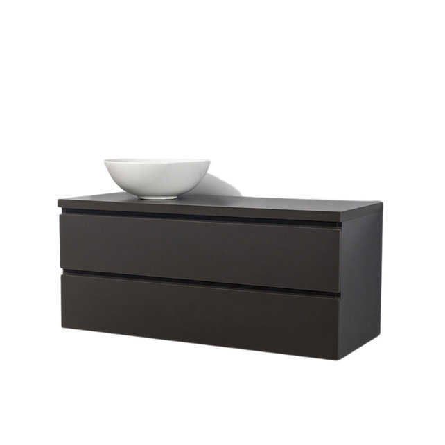 Badkamermeubel Sally met Topblad Mat Grijs 120x45x50cm