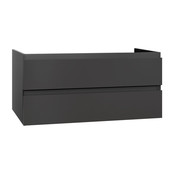 Badkamermeubel Sally met Topblad Mat Grijs 120x45x50cm