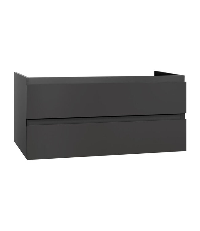Badkamermeubel Sally met Topblad Mat Grijs 120x45x50cm