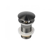 Design Afvoerplug Clickwaste Gun Metal 7,5 cm Marsaille zonder overloop Design Afvoerplug Clickwaste Gun Metal 7,5 cm Marsaille zonder overloop