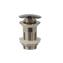 Design Afvoerplug Clickwaste RVS 7,5 cm Marsaille zonder overloop