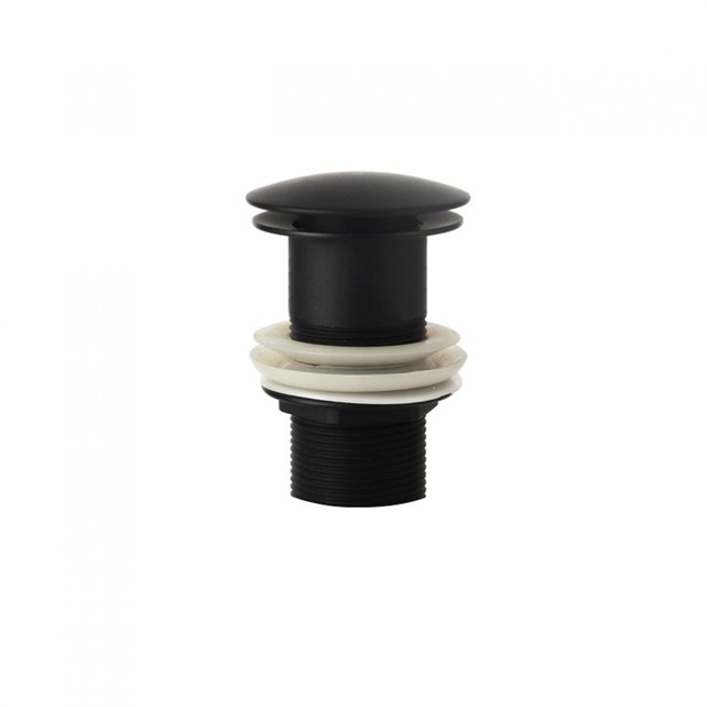 Design Afvoerplug Clickwaste Geborsteld Goud 7,5 cm Marsaille zonder overloop