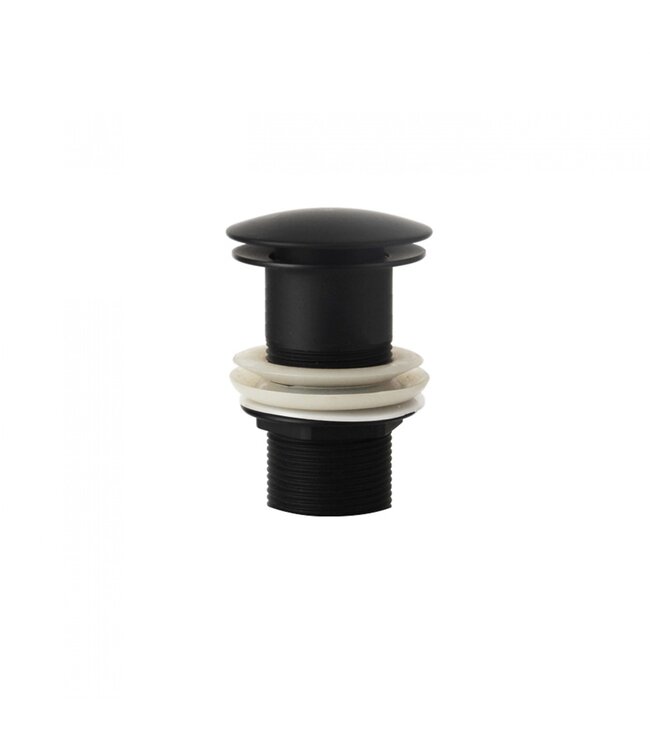 Design Afvoerplug Clickwaste Geborsteld Goud 7,5 cm Marsaille zonder overloop