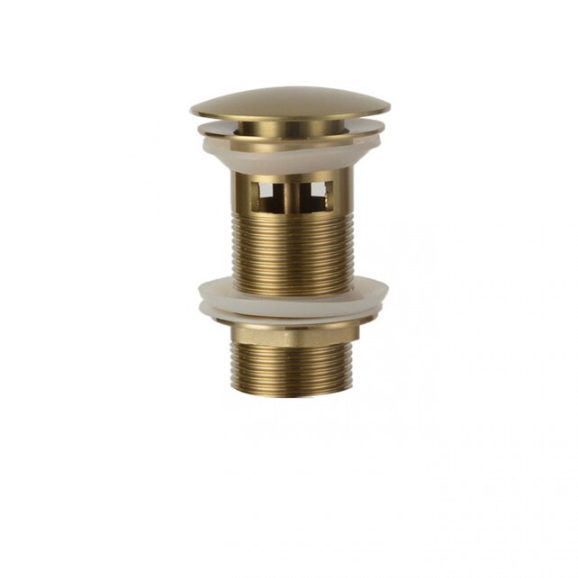 Design Afvoerplug Clickwaste met overloop Chroom 7,5 cm Marsaille Design Afvoerplug Clickwaste met overloop Chroom 7,5 cm Marsaille
