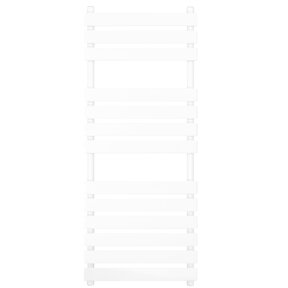 Handdoekradiator Flora Wit 130x50cm 615 Watt Links/Rechts aansluiting