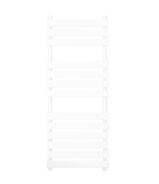 BELRAD Handdoekradiator Flora Wit 130x50cm 615 Watt Links/Rechts aansluiting