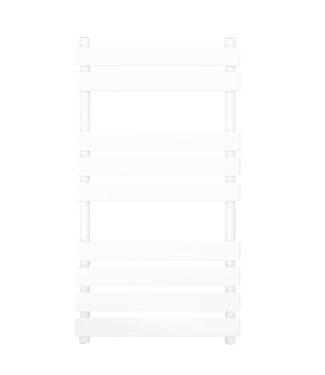 BELRAD Handdoekradiator Flora Wit  95x50 cm 475 Watt Links/Rechts aansluiting