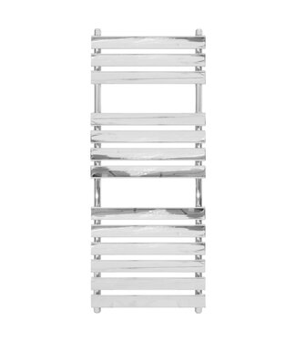 BELRAD Handdoekradiator Flora 130x50 cm 430 Watt Chroom Midden aansluiting
