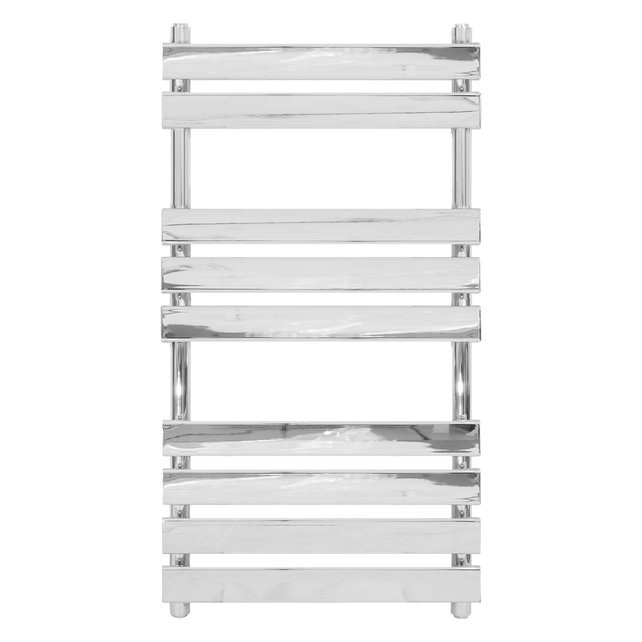 Handdoekradiator Flora 95x50 cm 335 Watt Chroom Midden aansluiting Handdoekradiator Flora 95x50 cm 335 Watt Chroom Midden aansluiting