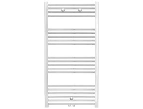 Handdoekradiator Belrad Chroom 120x50cm 376 Watt Midden aansluiting