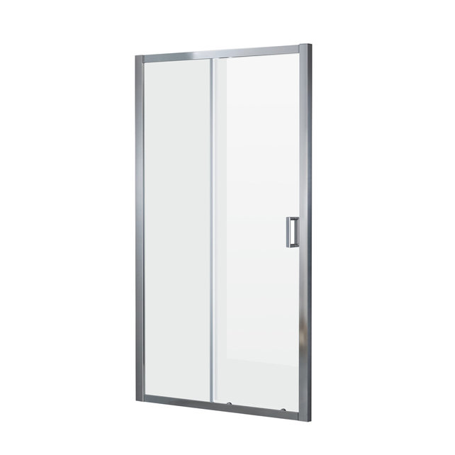 Douchedeur Toscane Chroom Nisdeur Schuifdeur 120x200cm Antikalk Helder Glas Profiel 6mm Veiligheidsglas Easy Clean