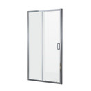 Douchedeur Toscane Chroom Nisdeur Schuifdeur 110x200cm Antikalk Helder Glas Profiel 6mm Veiligheidsglas Easy Clean