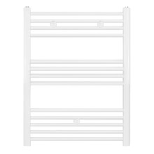 Handdoekradiator Wit Belrad Links - Rechts 80x50 cm 352 Watt Link/Rechts aansluiting