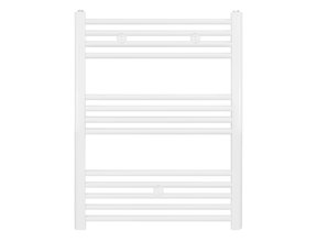 Handdoekradiator Wit Belrad Links - Rechts 80x50 cm 352 Watt Link/Rechts aansluiting