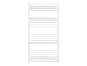 Handdoekradiator Wit Belrad Links - Rechts 120x60 cm 616 Watt Link/Rechts aansluiting