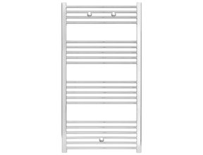 Handdoekradiator Belrad Chroom L/R 120x60cm  391 WATT Links - Rechts aansluiting