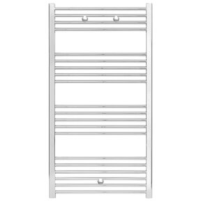 Handdoekradiator Belrad Chroom L/R 120x60cm  391 WATT Links - Rechts aansluiting