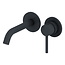 SANI-SUPPLY Wastafelkraan inbouw Largo Geborsteld Brons 20cm uitloop Messing
