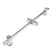 Douche Glijstang Bergamo Mat Zwart Messing