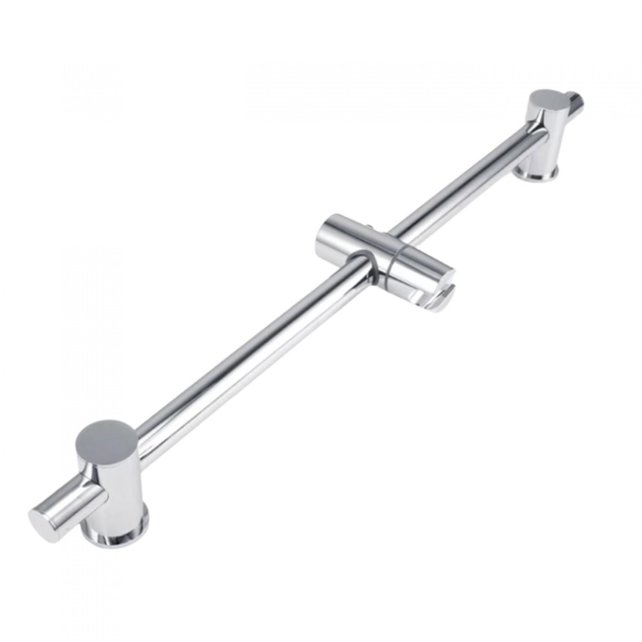 Douche Glijstang Bergamo Mat Zwart Messing