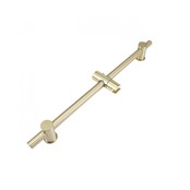 Douche Glijstang Bergamo Mat Zwart Messing