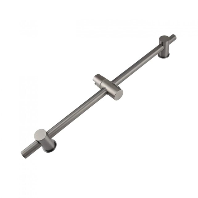 Douche Glijstang Bergamo Mat Zwart Messing