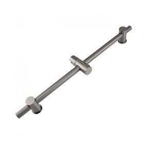 Douche Glijstang Bergamo Gun metal Messing