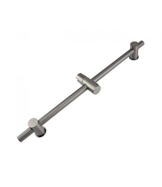 FABRIECIO Douche Glijstang Bergamo Gun metal Messing