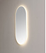 Badkamerspiegel Ovaal Lana Zwart 90x45x3cm Anti-condens LED-verlichting 3-kleuren dimbaar touch sensor