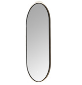 Badkamerspiegel Ovaal Lana 90x45x3cm Anti-condens LED-verlichting 3-kleuren dimbaar touch sensor