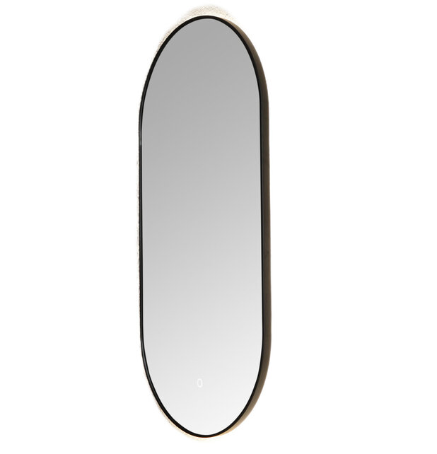 Badkamerspiegel Ovaal Lana 90x45x3cm Anti-condens LED-verlichting 3-kleuren dimbaar touch sensor
