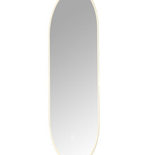 Badkamerspiegel Ovaal Lana 90x45x3cm Anti-condens LED-verlichting 3-kleuren dimbaar touch sensor