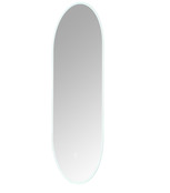 Badkamerspiegel Ovaal Lana 90x45x3cm Anti-condens LED-verlichting 3-kleuren dimbaar touch sensor