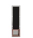 Inbouw Reserve toiletrolhouder Gun Metal - RVS 66x14x12 cm