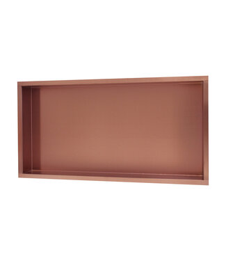 SANI-SUPPLY Nisjes Badkamer Effeze Brons 30x60x7 cm Inbouw wandnis  RVS