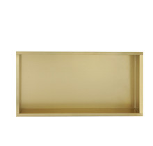 Nisjes Badkamer Effeze Brons 30x60x7 cm Inbouw wandnis  RVS