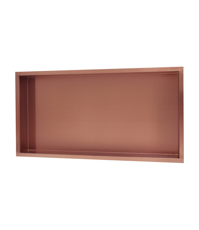 Nisjes Badkamer Effeze Goud Geborsteld 30x60x7 cm Inbouw wandnis RVS