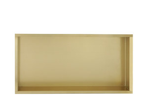 Nisjes Badkamer Effeze Goud Geborsteld 30x60x7 cm Inbouw wandnis RVS