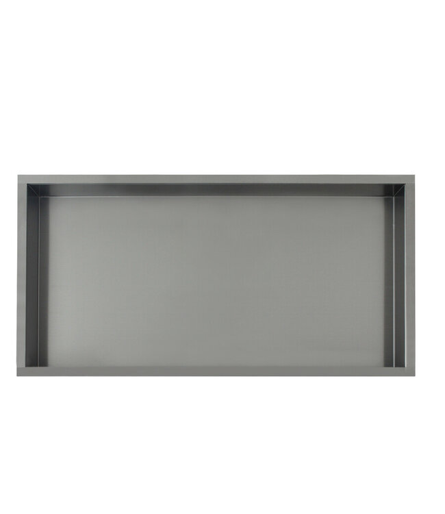 Nisjes Badkamer Effeze Goud Geborsteld 30x60x7 cm Inbouw wandnis RVS