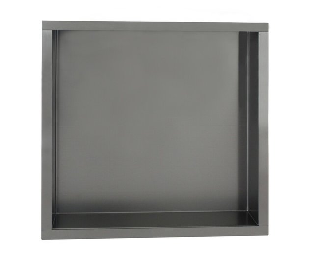 Nisjes Badkamer Effeze Gunmetal 30x30x7 cm Inbouw wandnis RVS Nisjes Badkamer Effeze Gunmetal 30x30x7 cm Inbouw wandnis RVS