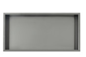 Nisjes Badkamer Effeze Gunmetal 30x30x7 cm Inbouw wandnis RVS Nisjes Badkamer Effeze Gunmetal 30x30x7 cm Inbouw wandnis RVS
