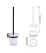 Toilet Accessoires set Copper Lux Zwart - Koper Toiletborstelhouder Toiletrolhouder en handdoekhaak