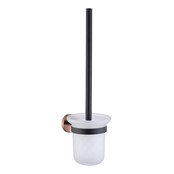 Toilet Accessoires set Copper Lux Zwart & Koper Toiletborstelhouder Reserverolhouder Toiletrolhouder  handdoekhaak Toilet Accessoires set Copper Lux Zwart & Koper Toiletborstelhouder Reserverolhouder Toiletrolhouder  handdoekhaak